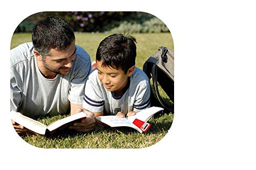 Mark-My-Time - Digital Bookmark - Mark My Time Reading Timer and Bookmark for Kids, Cool Bookmarks and Reading Incentives, Great Christmas Gift & Stocking Stuffer for Book Lovers - Neon Blue