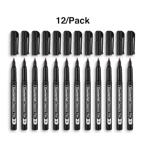 Staples 1128402 Counterfeit Pens Black 12/Pack (43373)