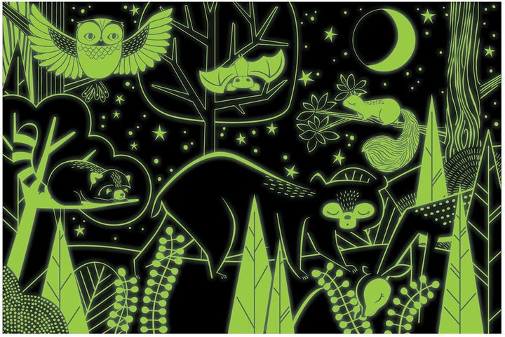 Mudpuppy in The Forest Glow in The Dark Puzzle