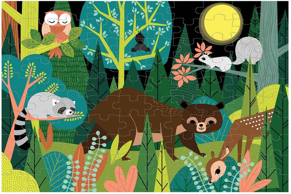Mudpuppy in The Forest Glow in The Dark Puzzle