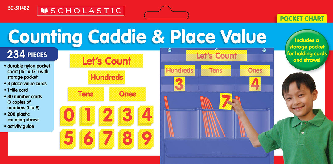 Scholastic Counting Caddie and Place Value Pocket Chart