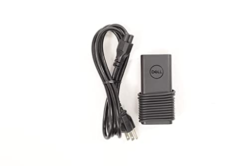 Dell Laptop Charger 65W Watt USB Type C AC Power Adapter LA65NM190/HA65NM190/DA65NM190 Include Power Cord for Dell XPS 12 9250, XPS 13 9350 Compatible with XPS Series and Latitude 5000 Series