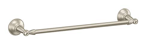 Moen DN6818BN Sage Collection 18-Inch Single -Towel Bar, 18 Inch, Brushed Nickel