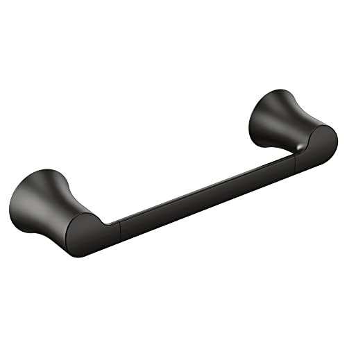 Moen Doux Matte Black Bathroom-Towel, Hand -Towel Bar, YB0286BL