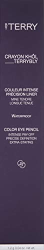 By Terry Crayon Khol Terrybly Waterproof Eyeliner Pencil | Black Print | Highly-Pigmented, Long-lasting | 1.2g (0.04oz)