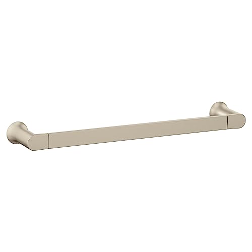 Moen Genta Brushed Nickel Modern 18-Inch -Towel Bar, BH3818BN