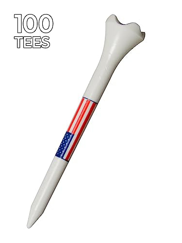 2-3/4" Pride Performance Golf Tees, USA Flag, 100 Count