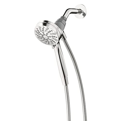 Moen Engage Chrome Magnetix 3.5-Inch Six-Function Handheld Showerhead with Magnetic Docking System, 26100