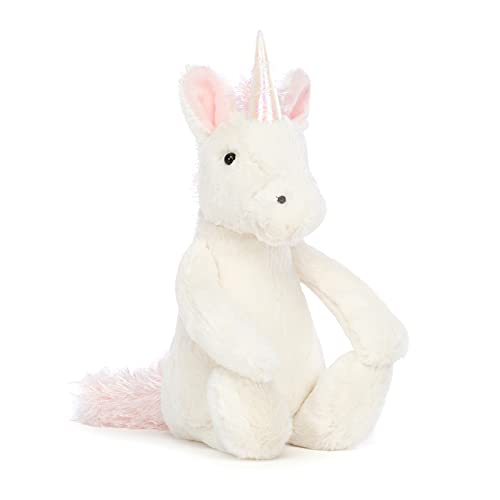 Jellycat Bashful Unicorn Stuffed Animal, Medium, 12 inches