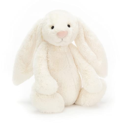 Jellycat Bashful Cream Bunny Stuffed Animal, Large, 15 inches