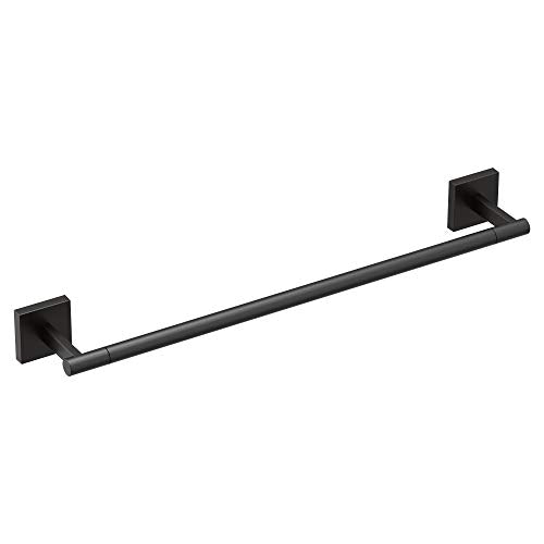 Moen BP1818BL Triva 18" Bathroom Towel Bar, Matte Black