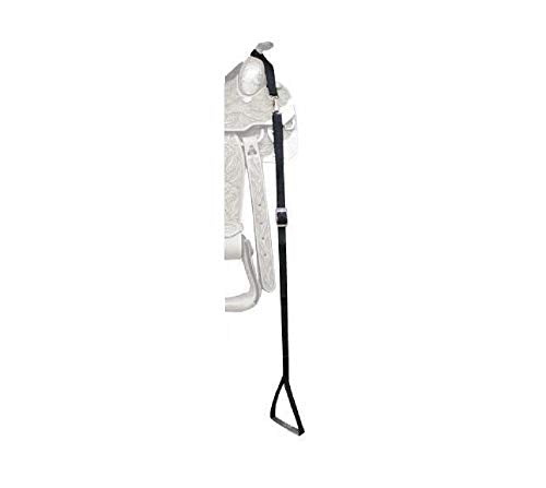 Showman Black Nylon Mounting Aid Step Up Stirrup Helper Helps You Easily get on Your Horse!