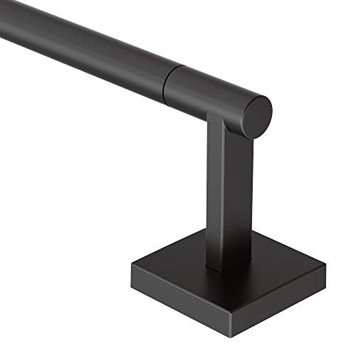 Moen BP1818BL Triva 18" Bathroom Towel Bar, Matte Black