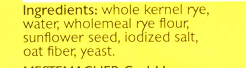 Mestemacher Sunflower Seed Bread - 17.6 oz