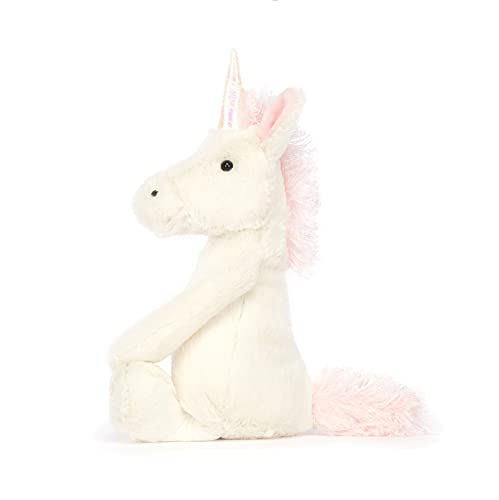 Jellycat Bashful Unicorn Stuffed Animal, Medium, 12 inches