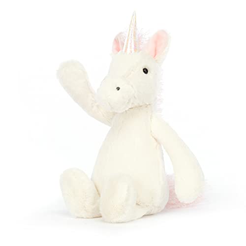 Jellycat Bashful Unicorn Stuffed Animal, Medium, 12 inches