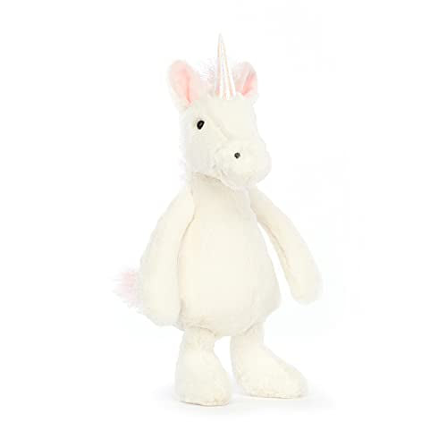 Jellycat Bashful Unicorn Stuffed Animal, Medium, 12 inches