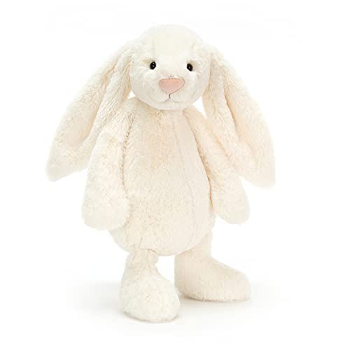 Jellycat Bashful Cream Bunny Stuffed Animal, Large, 15 inches