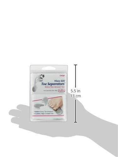 PediFix Visco-gel Toe Separators, Large, 2 Count