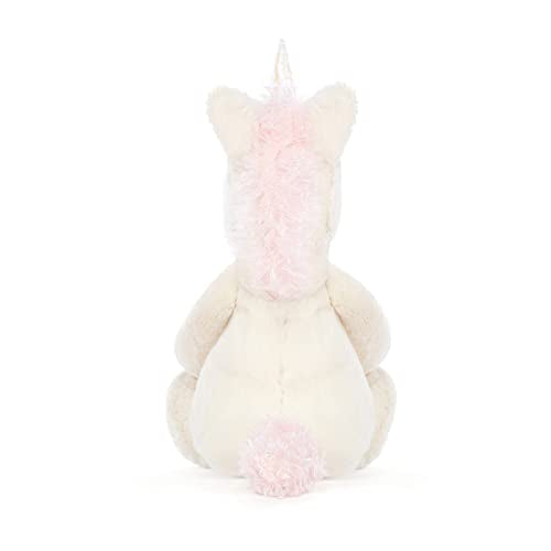 Jellycat Bashful Unicorn Stuffed Animal, Medium, 12 inches