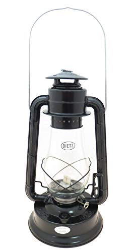 Hurricane Lantern Blizzard Oil Burning Lantern (Black)"