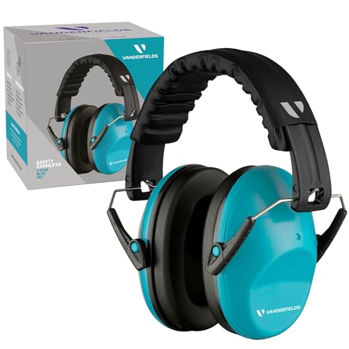 Vanderfields Noise Cancelling Headphones for Kids - Age 3-16 - 26dB Certified - Ear Protection Muffs for Autism & Toddlers