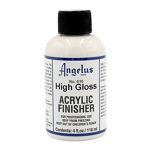 Angelus 610 High Gloss Acrylic Finisher, Clear