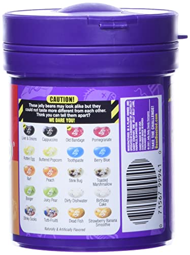 Jelly Belly BeanBoozled Mystery Bean Jelly Bean Dispenser, 4th Edition, Assorted Flavors, 3.5-oz