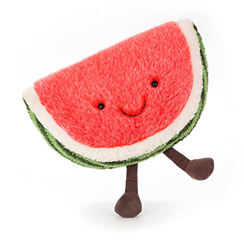 Jellycat Amuseables Watermelon Fruit Food Plush, Medium, 12 inches