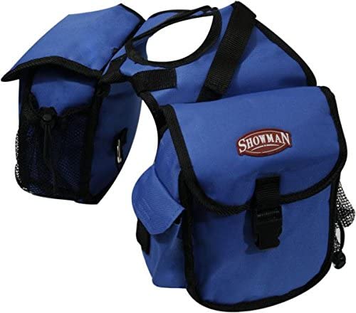 Showman Nylon Cordura Insulated Horn Bag with Buckle Closure (Blue)