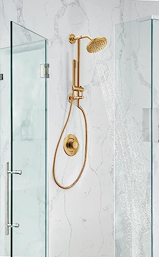 Moen Brushed Gold Modern Shower Arm Flange, 137488BG