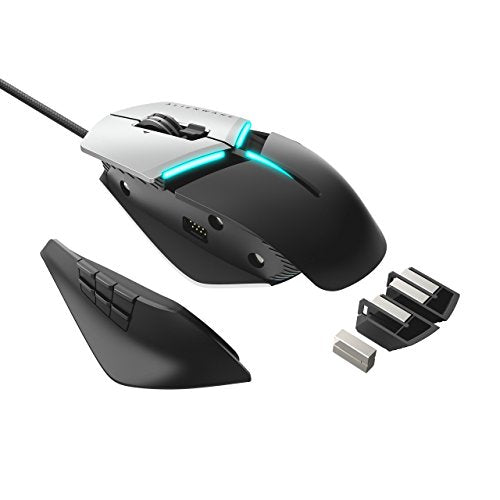 Alienware Elite Gaming Mouse AW958-12, 000 DPI - 5 On-The-Fly DPI Settings - 13 Programmable Buttons