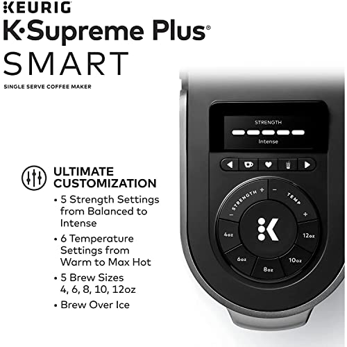 Keurig® K-Supreme Plus SMART Single Serve K-Cup Pod Coffee Maker, Black