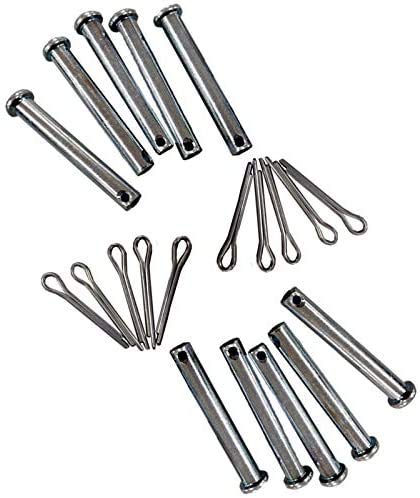 ZFZMZ Replacement Simplicity or Snapper Shear Pins Kit Fits 703063, 1668344, 1686806yp John Deere snowthrower (10 PK)