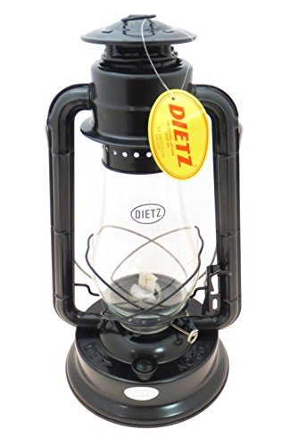 Hurricane Lantern Blizzard Oil Burning Lantern (Black)"