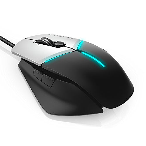 Alienware Elite Gaming Mouse AW958-12, 000 DPI - 5 On-The-Fly DPI Settings - 13 Programmable Buttons