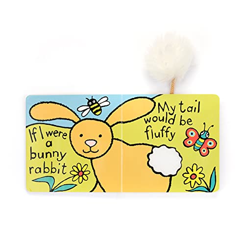 Jellycat Baby Touch and Feel Board Books, If I were a Bunny, Beige