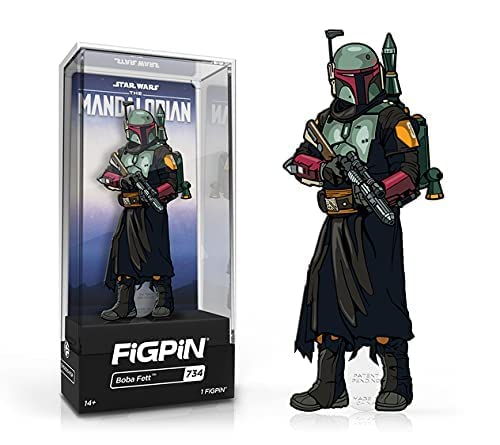 FiGPiN Star Wars The Mandalorian - Boba Fett #734, Enamel Pin, Collectible Pin