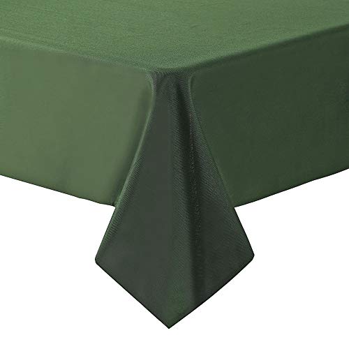 Cupuamon Square Tablecloth 52x52 inch Washable Polyester Fabric Table Cloth for Wedding Party Dining Banquet Decoration（52x52,Willow）