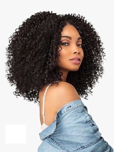 Sensationnel Synthetic Lace Front Wig Empress Edge Curls Kinks & Co The Rule Breaker (1B)