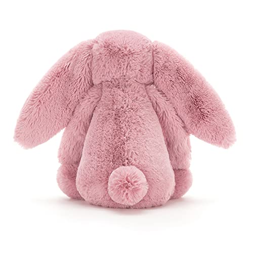 Jellycat Bashful Pink Tulip Bunny Stuffed Animal, Medium, 12 inches