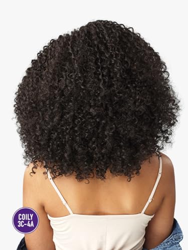 Sensationnel Synthetic Lace Front Wig Empress Edge Curls Kinks & Co The Rule Breaker (1B)