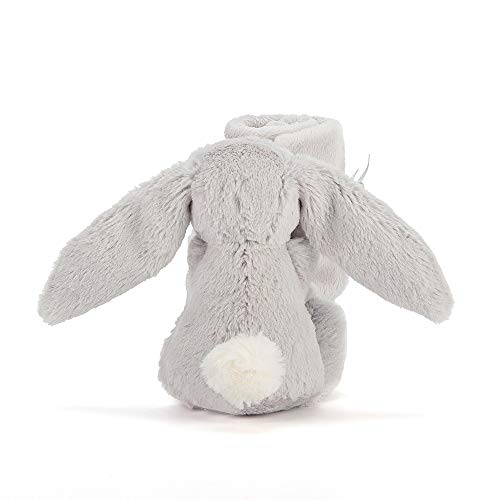 Jellycat Bashful Grey Bunny Baby Stuffed Animal Security Blanket