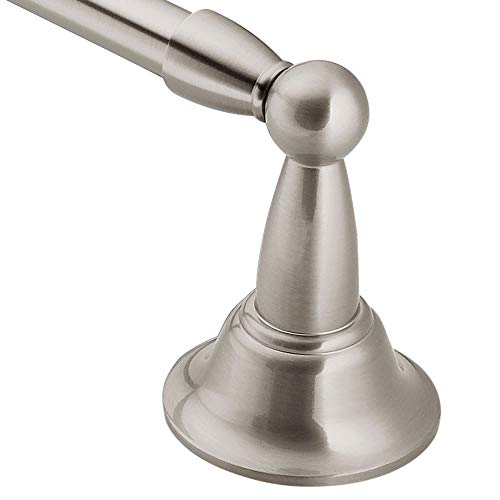 Moen DN6818BN Sage Collection 18-Inch Single -Towel Bar, 18 Inch, Brushed Nickel