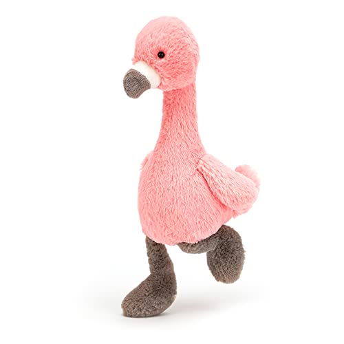 Jellycat Bashful Flamingo Stuffed Animal, Medium, 12 inches