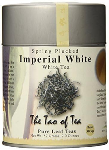 The Tao of Tea, Imperial White Tea, Loose Leaf, 2.0 Ounce Tins