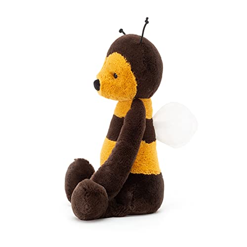 Jellycat Bashful Bee Stuffed Animal, Medium 12 inches