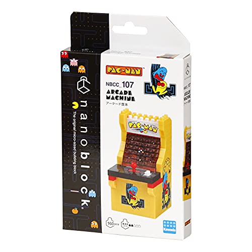 nanoblock - PAC-Man Arcade Machine, Character Collection Series Building Kit