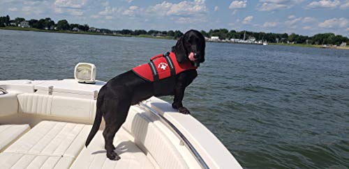 Travelin K9 Pup Guard Adjustable Strap Waterproof Dog Life Jacket - Small