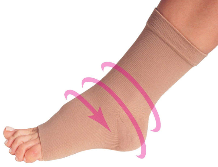 Pedifix Compression Anklet Lightweight Elastic Ankle Bandage #4 Large